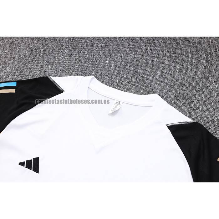 Chandal del Real Madrid Manga Corta 2023 2024 Blanco - Pantalon Corto